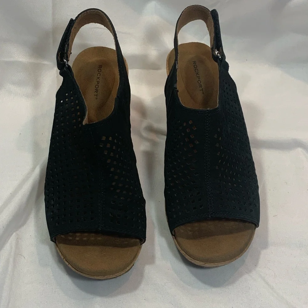 Rockport “tru365 comfort” Floating Wedge Sandals.